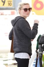 KIRSTEN DUNST at a Gas Station in Los Angeles 2012