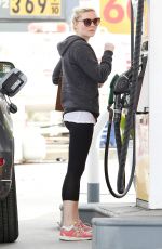 KIRSTEN DUNST at a Gas Station in Los Angeles 2012