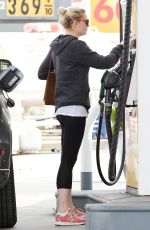 KIRSTEN DUNST at a Gas Station in Los Angeles 2012