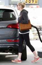 KIRSTEN DUNST at a Gas Station in Los Angeles 2012