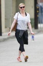 KIRSTEN DUNST in Leggings Out and About in Los Angeles 1912