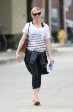 KIRSTEN DUNST in Leggings Out and About in Los Angeles 1912