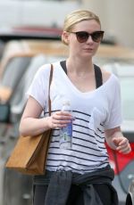 KIRSTEN DUNST in Leggings Out and About in Los Angeles 1912
