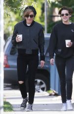 KRISTEN STEWART and Her Former Assistant Out and About in Los Angeles