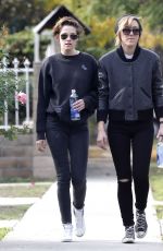 KRISTEN STEWART and Her Former Assistant Out and About in Los Angeles