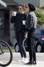 KRISTEN STEWART and Her Former Assistant Out and About in Los Angeles