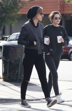 KRISTEN STEWART and Her Former Assistant Out and About in Los Angeles