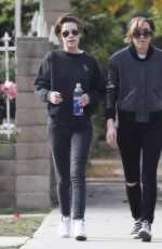 KRISTEN STEWART and Her Former Assistant Out and About in Los Angeles