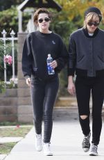 KRISTEN STEWART and Her Former Assistant Out and About in Los Angeles