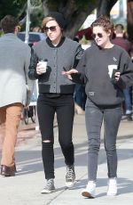 KRISTEN STEWART and Her Former Assistant Out and About in Los Angeles