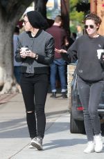 KRISTEN STEWART and Her Former Assistant Out and About in Los Angeles