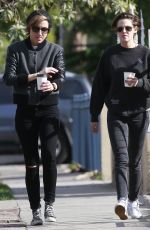 KRISTEN STEWART and Her Former Assistant Out and About in Los Angeles