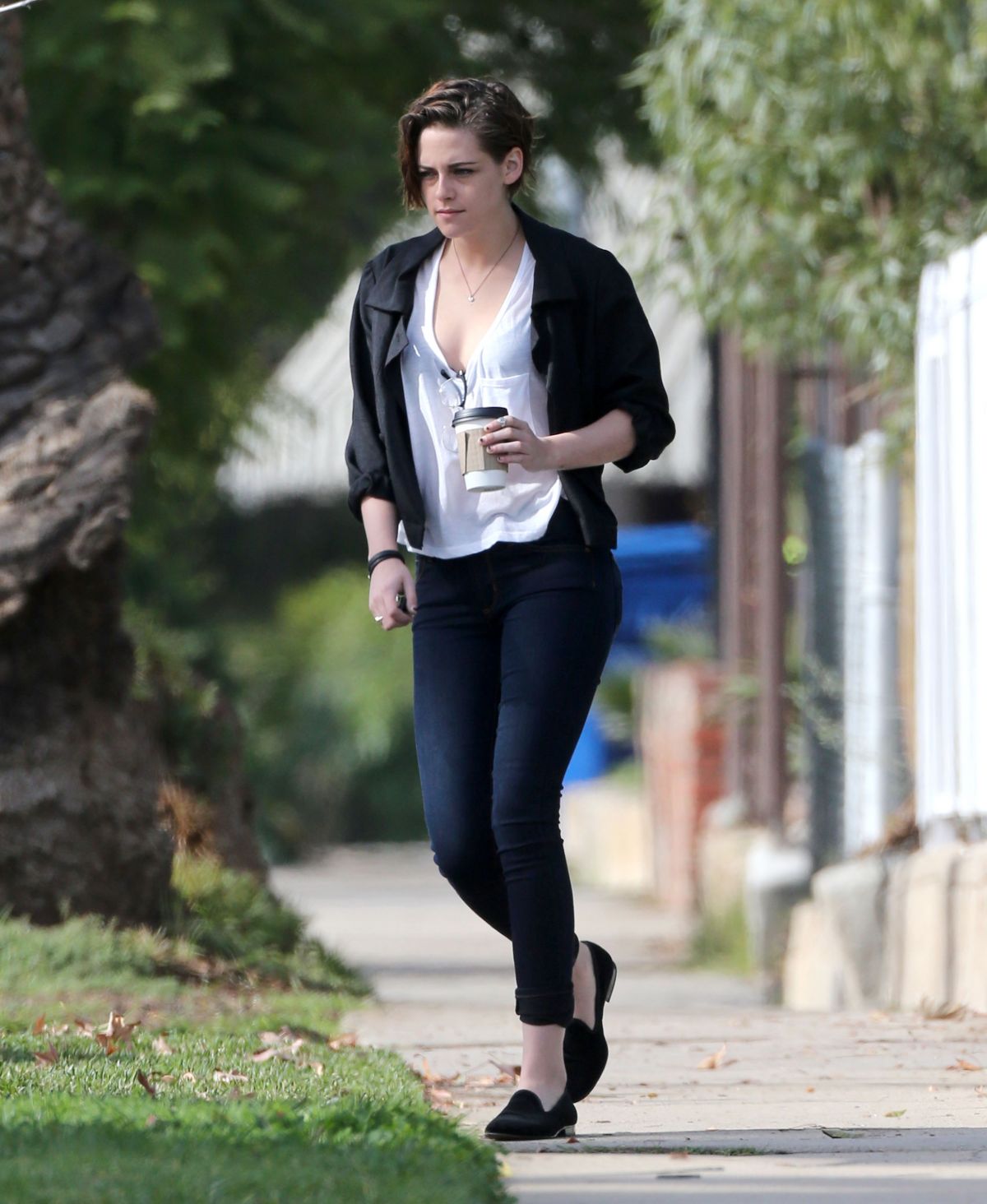 KRISTEN STEWART Out and About in Los Angeles.