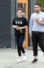 KRISTEN STEWART Out for Coffee with a Friend in Los Feliz