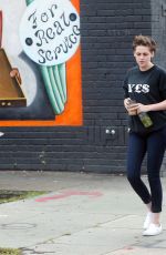 KRISTEN STEWART Out for Coffee with a Friend in Los Feliz