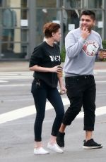 KRISTEN STEWART Out for Coffee with a Friend in Los Feliz