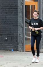 KRISTEN STEWART Out for Coffee with a Friend in Los Feliz