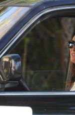 KRISTEN STEWART with a Friend Driving Around in Los Angeles