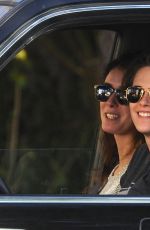 KRISTEN STEWART with a Friend Driving Around in Los Angeles