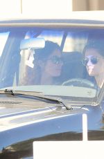 KRISTEN STEWART with a Friend Driving Around in Los Angeles