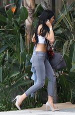 KYLIE JENNER Arrives at Jenner Communications in Woodland Hills