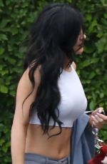 KYLIE JENNER Arrives at Jenner Communications in Woodland Hills