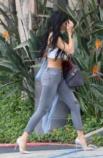 KYLIE JENNER Arrives at Jenner Communications in Woodland Hills