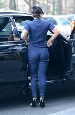 LADY GAGA Going to Yoga Class in New York