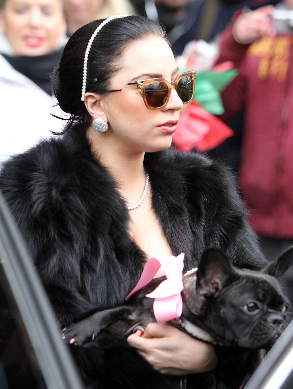 LADY GAGA in Fur Coats Leaves Her Apartment in New York – HawtCelebs