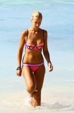 LADY VICTORIA HERVEY in Bikini on the Beach in Barbados