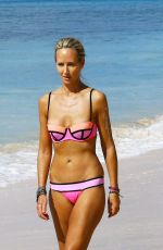 LADY VICTORIA HERVEY in Bikini on the Beach in Barbados