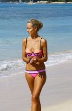 LADY VICTORIA HERVEY in Bikini on the Beach in Barbados