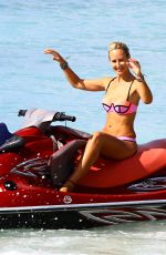 LADY VICTORIA HERVEY in Bikini on the Beach in Barbados