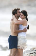LANA DEL REY and Francesco Carrozzini Kissing on the Beach in St. Barts