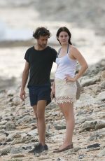 LANA DEL REY and Francesco Carrozzini Kissing on the Beach in St. Barts