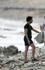 LANA DEL REY and Francesco Carrozzini Kissing on the Beach in St. Barts