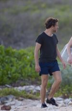 LANA DEL REY and Francesco Carrozzini Kissing on the Beach in St. Barts