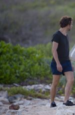 LANA DEL REY and Francesco Carrozzini Kissing on the Beach in St. Barts