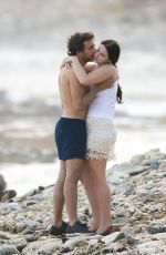 LANA DEL REY and Francesco Carrozzini Kissing on the Beach in St. Barts