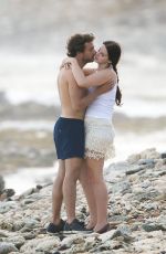 LANA DEL REY and Francesco Carrozzini Kissing on the Beach in St. Barts