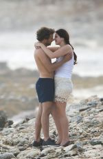 LANA DEL REY and Francesco Carrozzini Kissing on the Beach in St. Barts