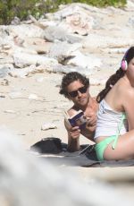 LANA DEL REY in Bikini Bottoms at a Beach in St. Barts