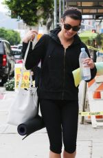 LE MICHELE in Leggings Heading to Yoga Class in Los Angeles 1112