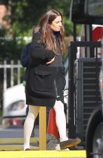 LEA MICHEL on the Set of Glee in Los Angeles 0412