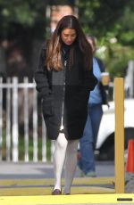 LEA MICHEL on the Set of Glee in Los Angeles 0412