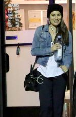 LEA MICHELE at Butter Nails and Waxing Salon in Los Angeles