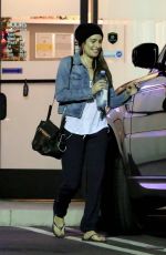LEA MICHELE at Butter Nails and Waxing Salon in Los Angeles