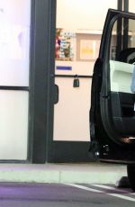 LEA MICHELE at Butter Nails and Waxing Salon in Los Angeles