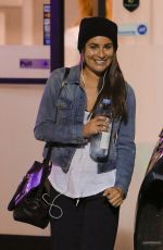 LEA MICHELE at Butter Nails and Waxing Salon in Los Angeles