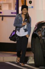 LEA MICHELE at Butter Nails and Waxing Salon in Los Angeles